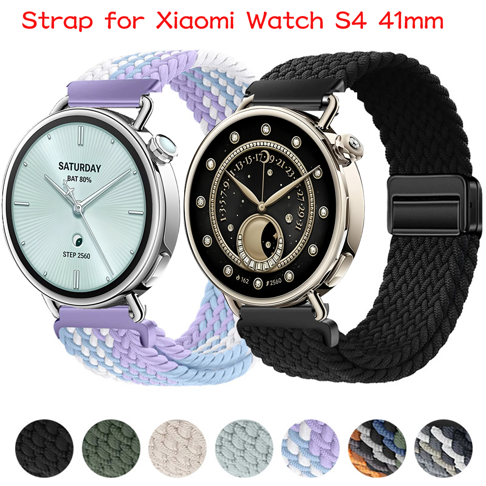 18mm Braided Magnetic Buckle S – обзор и цена Xiaomi Smartwatch S4 Accessories