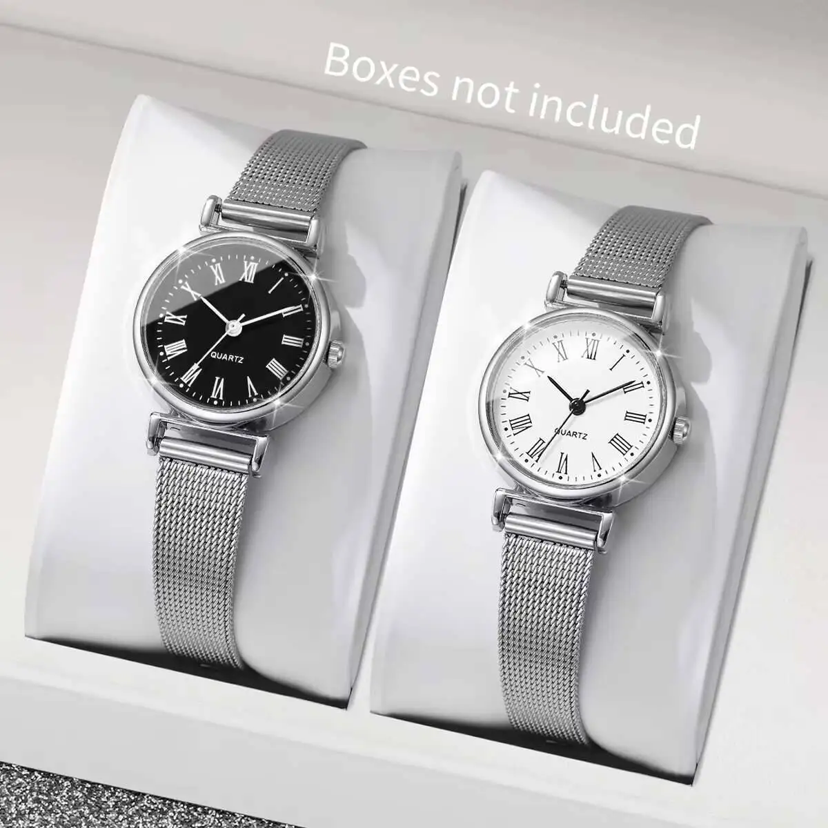 1/2PCS Fashion Women Watches C – обзор и цена Stainless Mesh Band