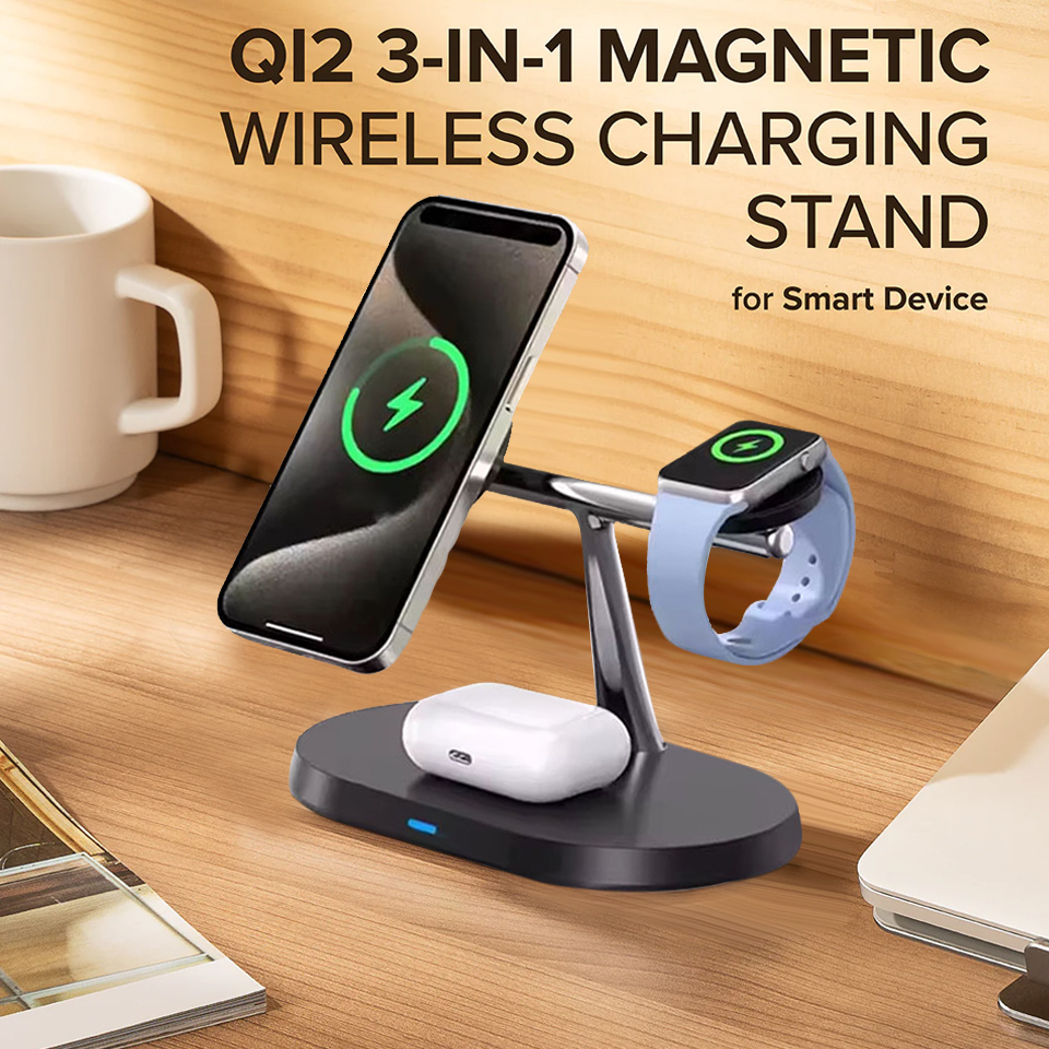 3 in 1 Magnetic Wireless Charg – обзор и цена Watch Charger Cable