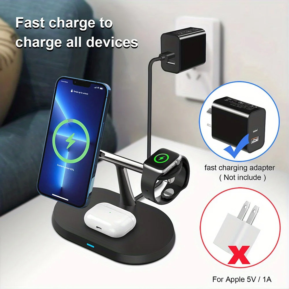 3 in 1 Magnetic Wireless Charg – обзор и цена Watch Charger Cable