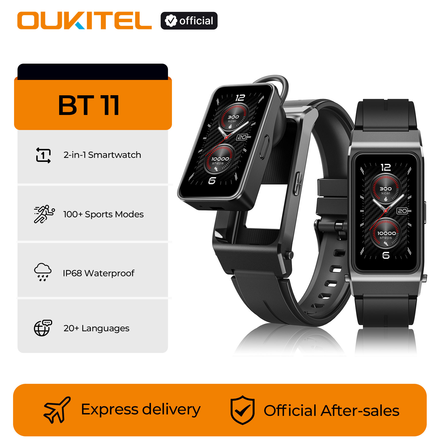 OUKITEL BT11 Smartwatch Blueto – обзор и цена Smartwatch Headset