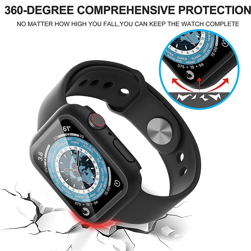 Glass+Cover For Apple Watch ca – обзор и цена Apple Smartwatch Accessories
