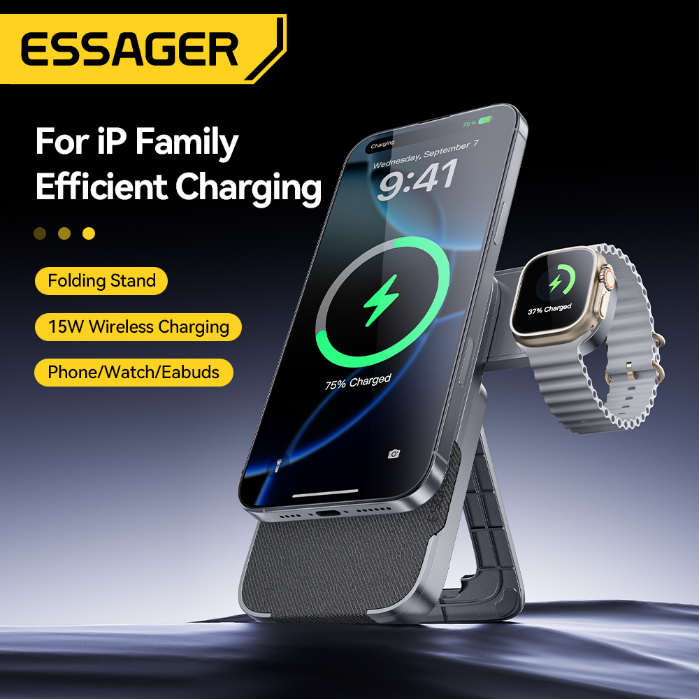 Essager 3-in-1 Portable Foldin – обзор и цена Smartwatch Ac