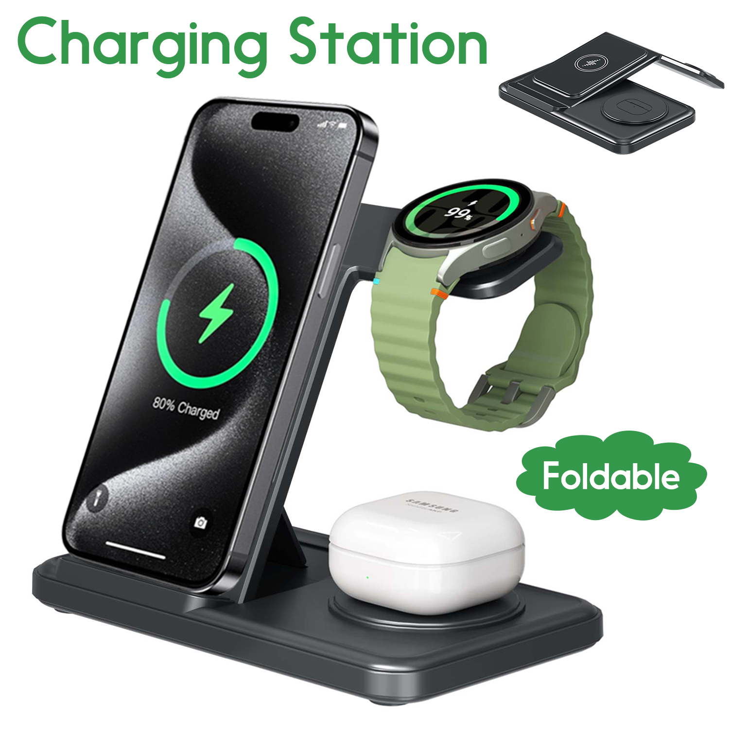 Desktop 3-in-1 Wireless Charge – обзор и цена Smartwatch Ac