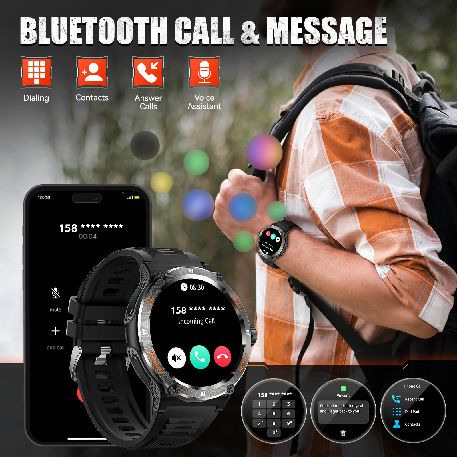 EIGIIS Smart Watch 3ATM Waterp – обзор и цена Smartwatch Face