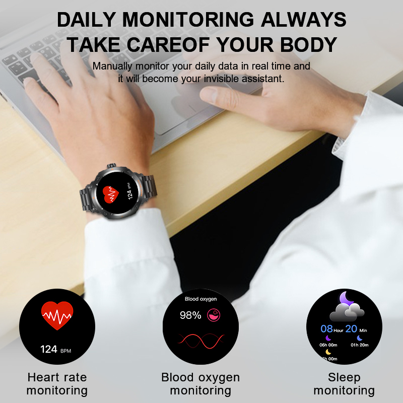 LIGE Men Earphone Smart Watch  – обзор и цена Smartwatch Headset