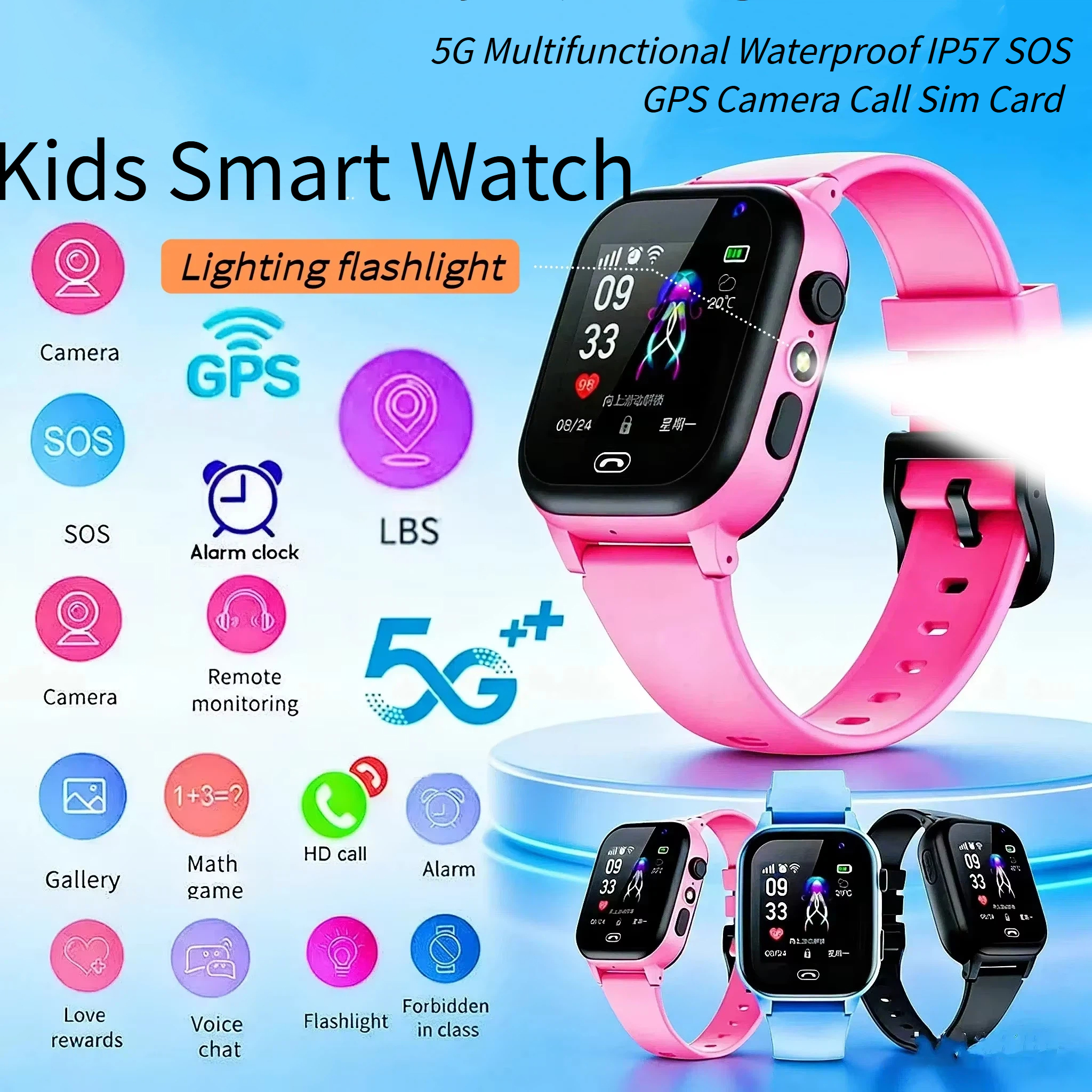 Lenovo Kids Smart Watch 5G GPS – обзор и цена Smartwatch Id