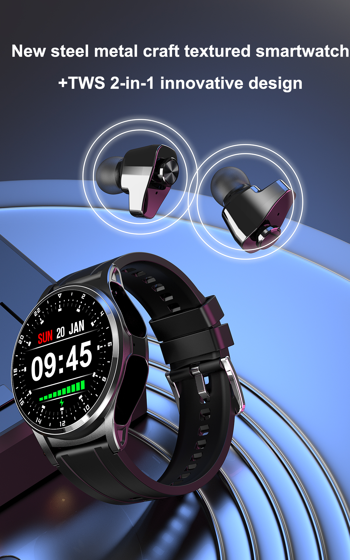 Headset Smart Watch 2 in 1 TWS – обзор и цена Smartwatch Headset