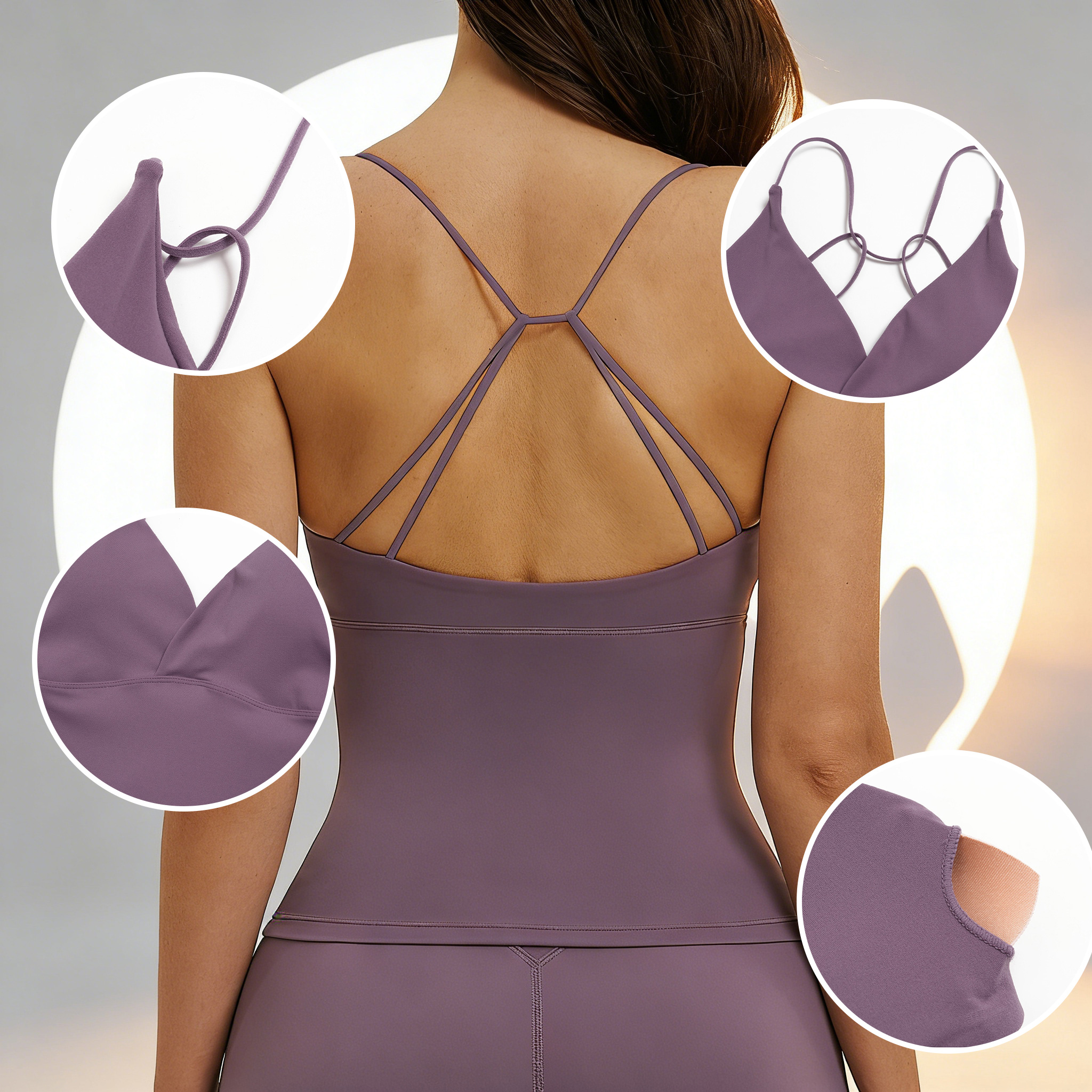 Yoga Tank Top with Pads Backle – обзор и цена Rugged Sport Strap
