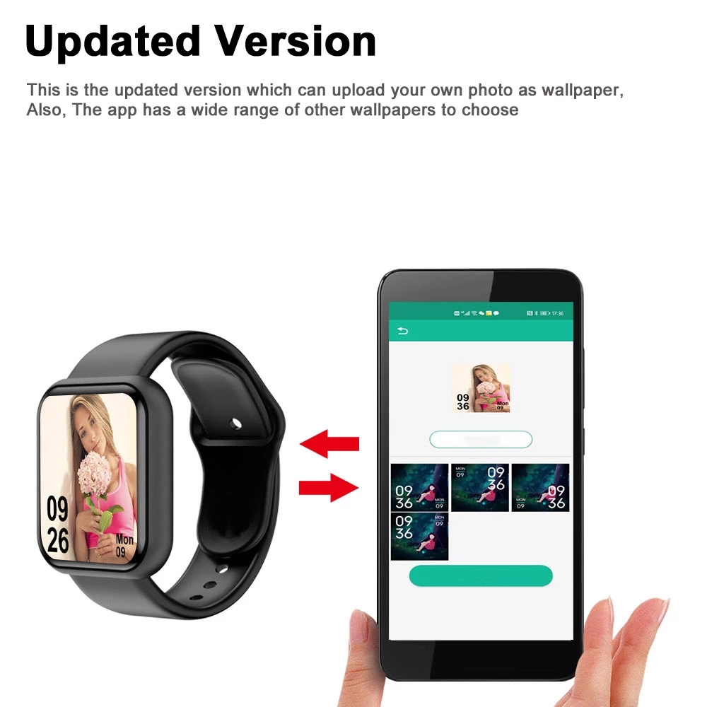 Smart Watch For Men Women Spor – обзор и цена Silicone Band Replacement