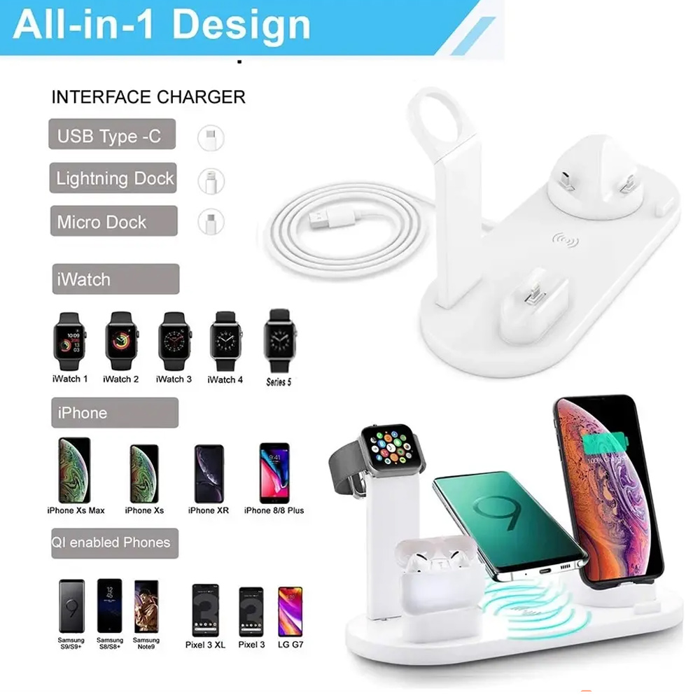 30W 7 in 1 Wireless Charger St – обзор и цена Smartwatch Ac