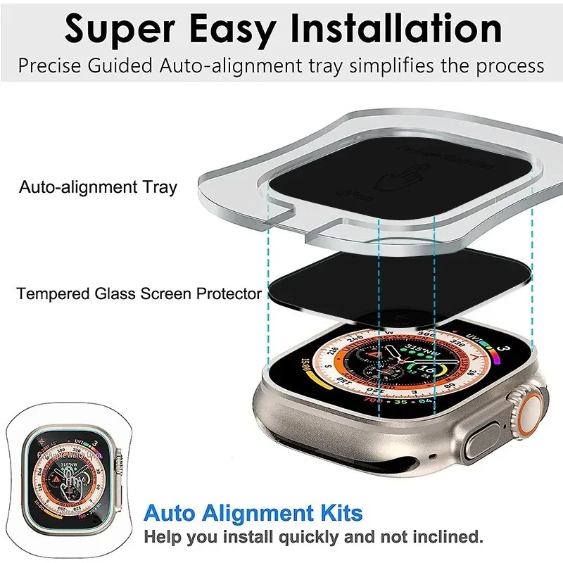 Tempered Glass for Apple Watch – обзор и цена Watch Case Bumper