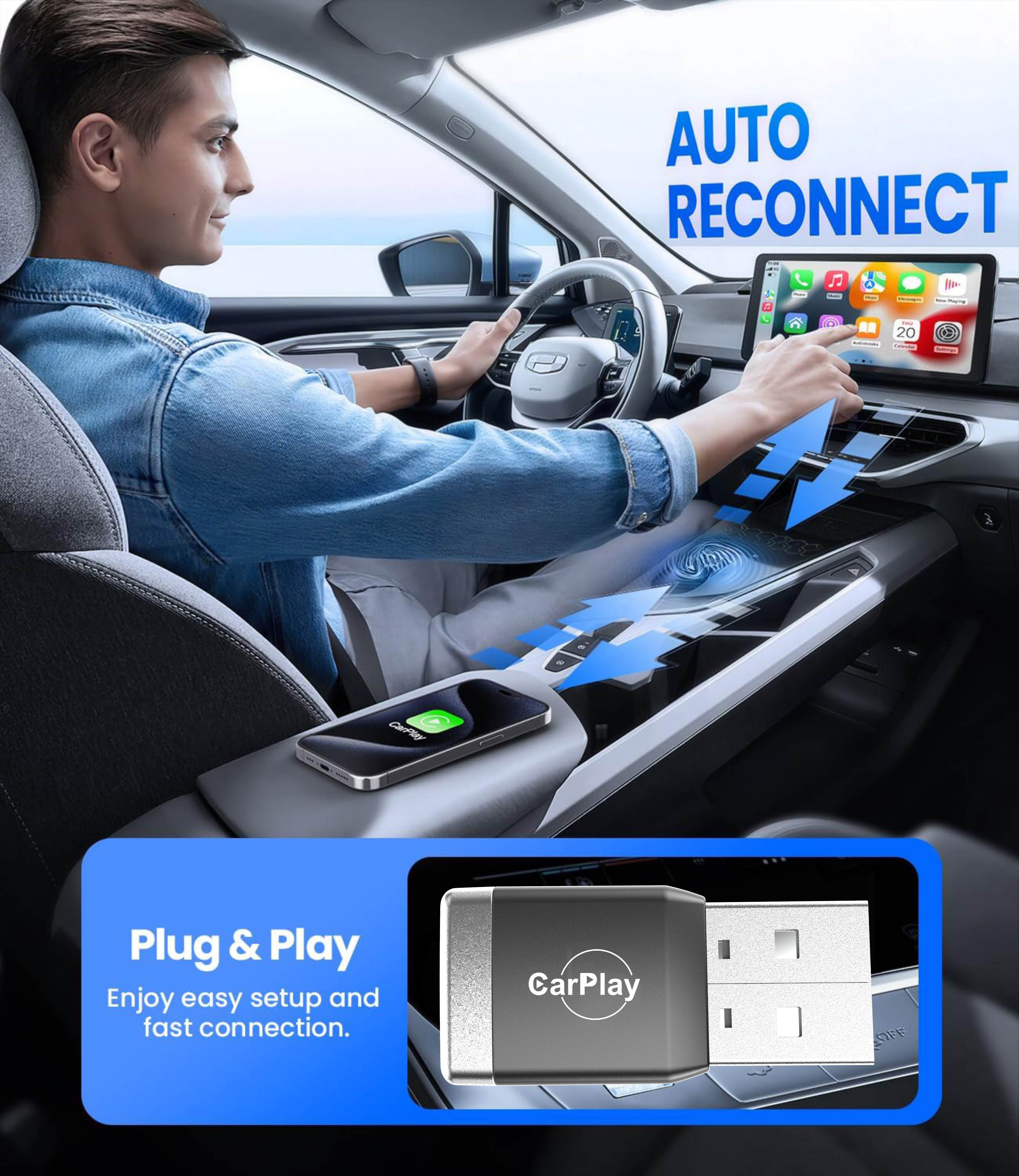 New Wireless CarPlay Android A – обзор и цена Smartwatch Universal