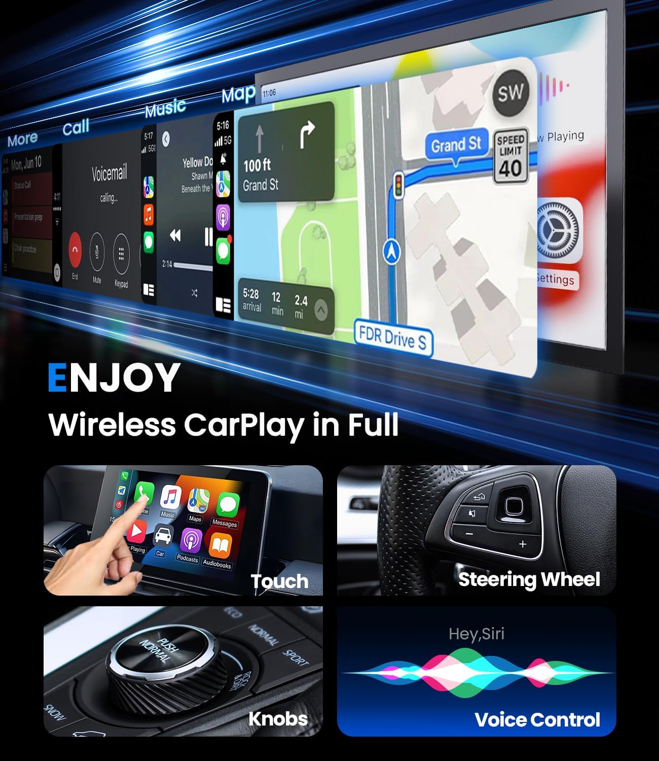 New Wireless CarPlay Android A – обзор и цена Smartwatch Universal