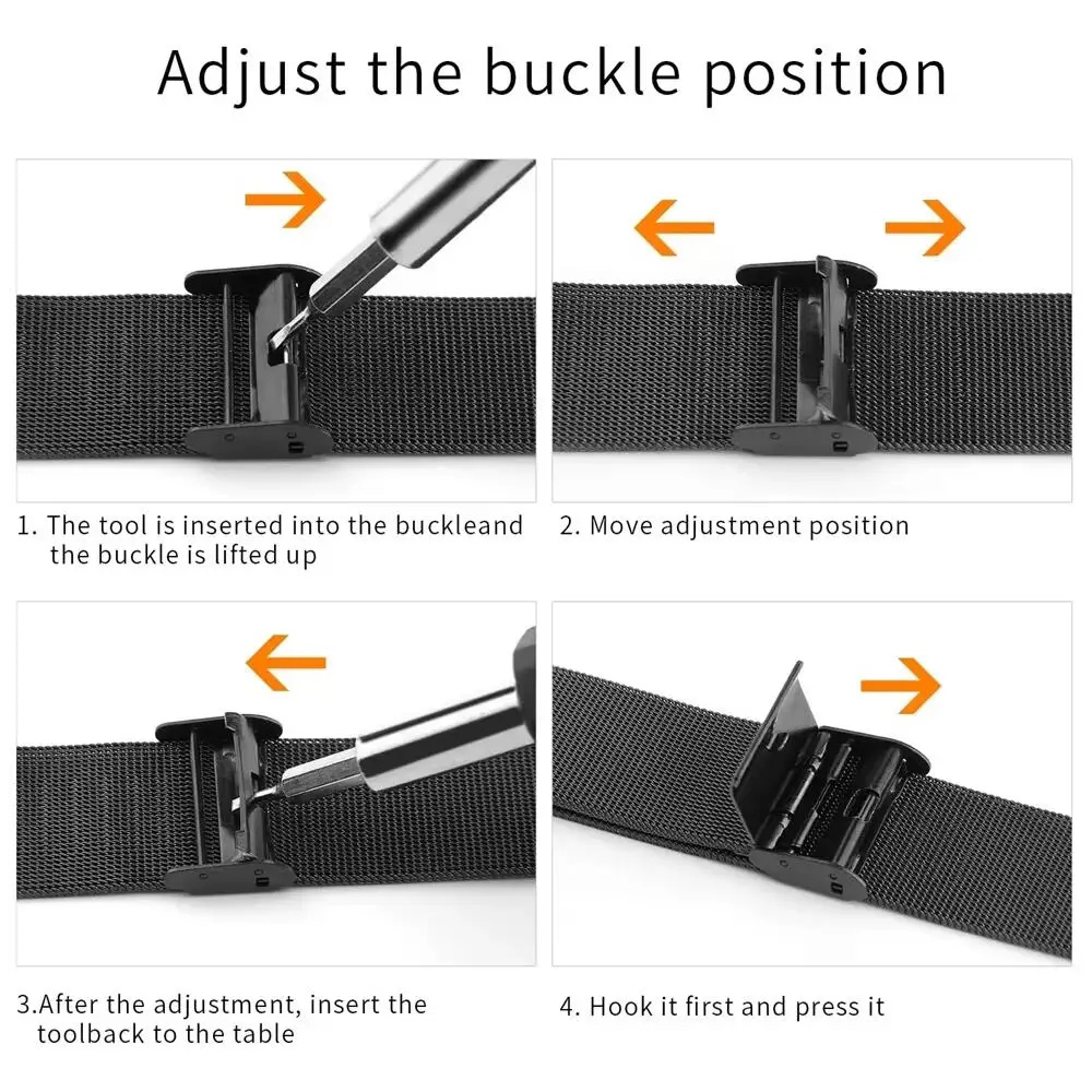 Metal Bands for Garmin Venu X1 – обзор и цена Stainless Mesh Band