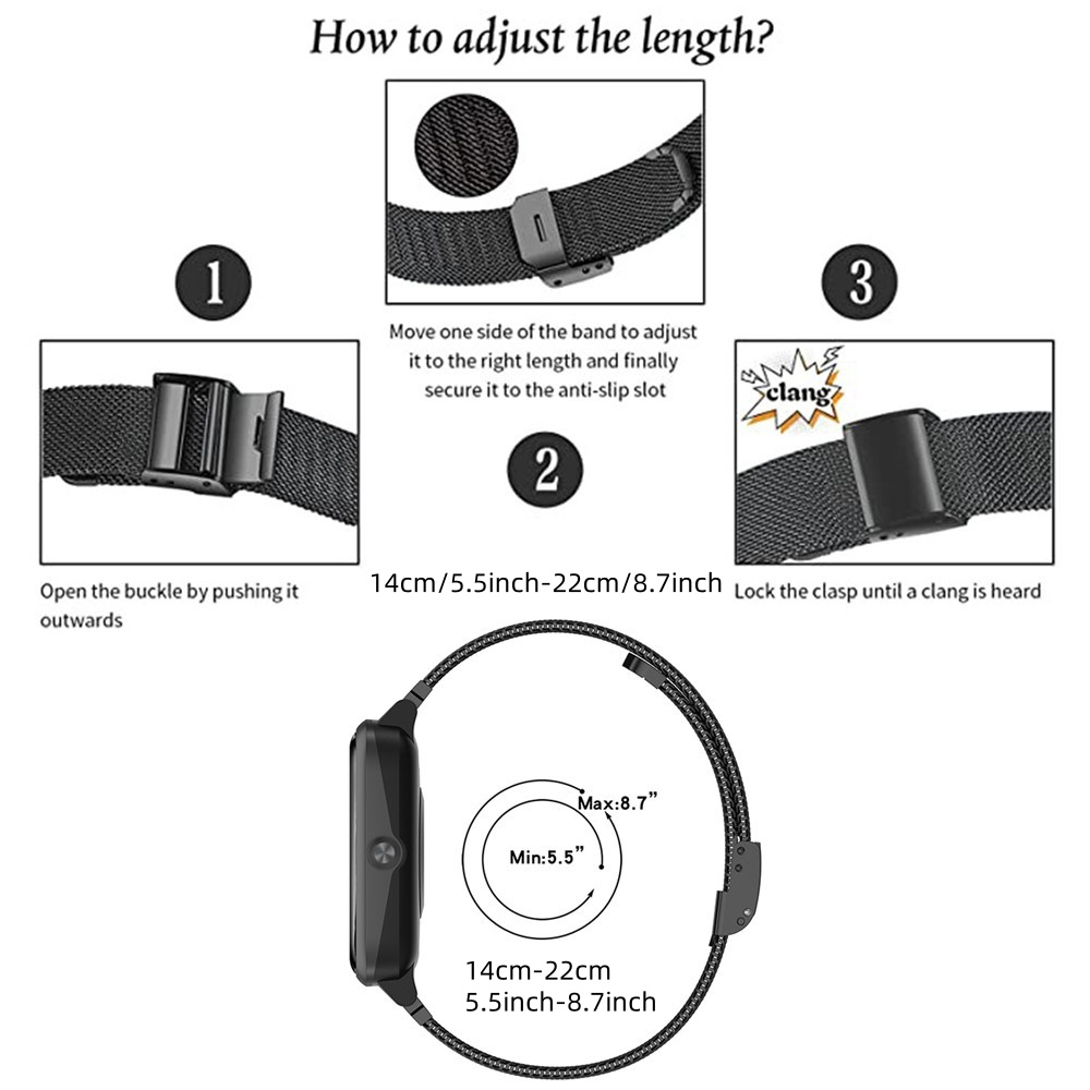 Metal Bands for Garmin Venu X1 – обзор и цена Stainless Mesh Band