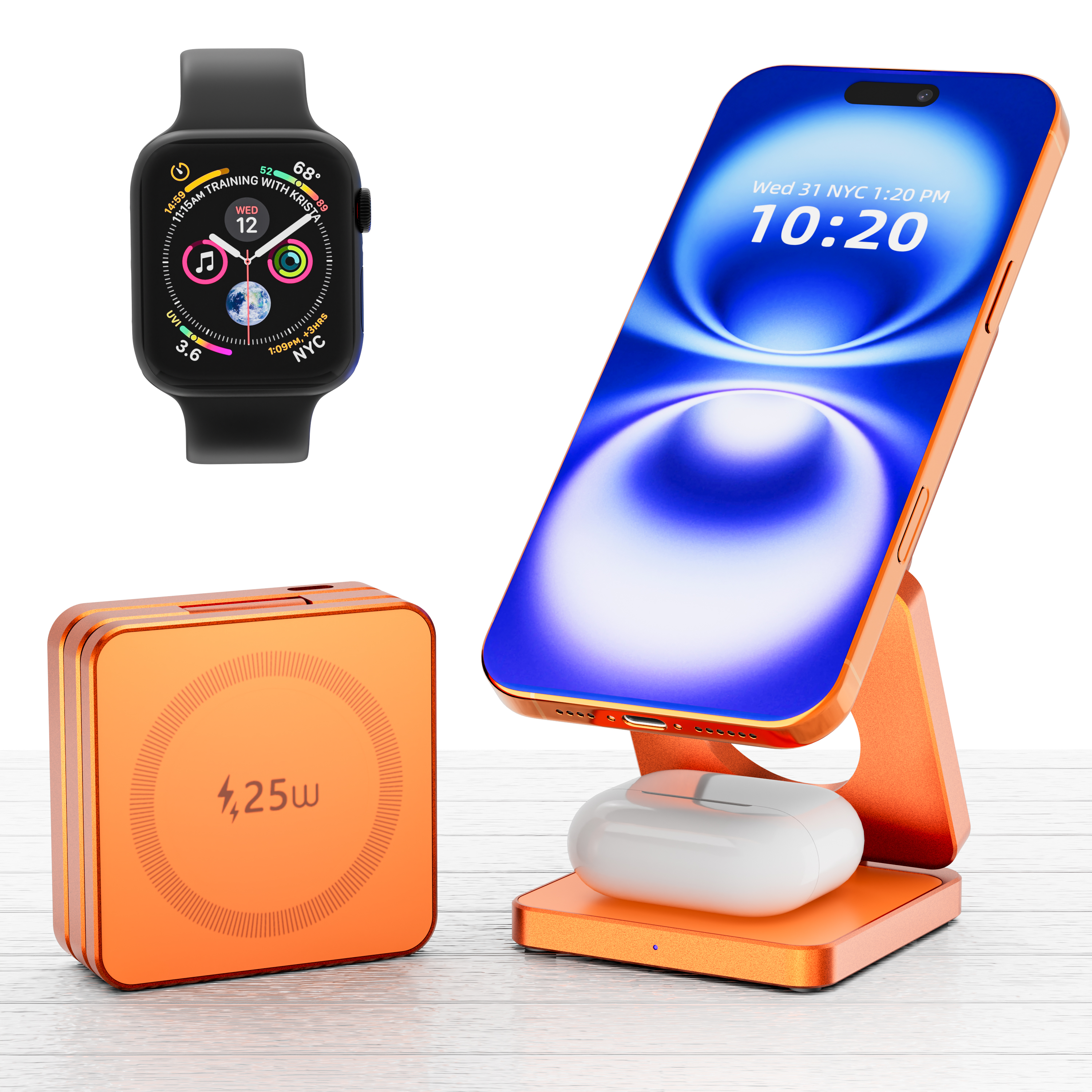 3 in 1 Qi2.2 25W Folding Wirel – обзор и цена Smartwatch Ac