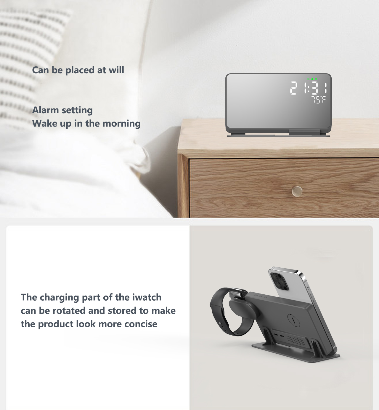 3 in 1 Wireless Charger For iP – обзор и цена Smartwatch Ac