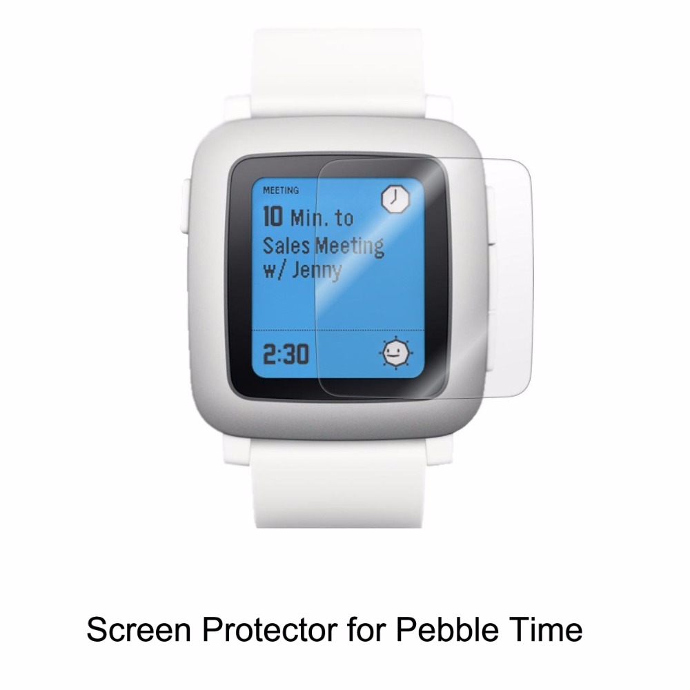 6* Clear LCD PET Film Anti-Scr – обзор и цена Pebble Smartwatch Accessories