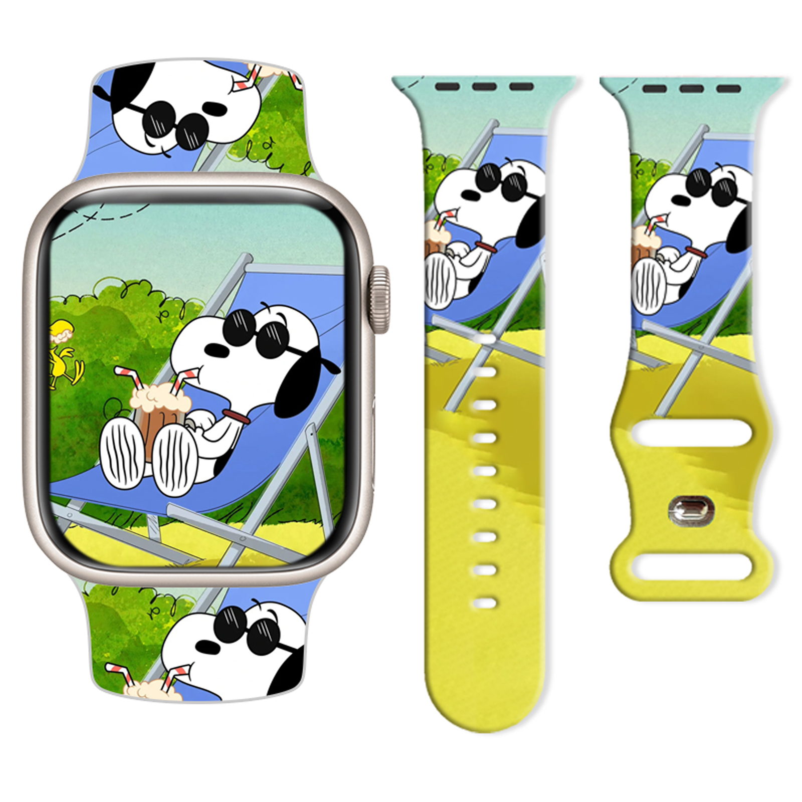 Beach Snoopy Printed Strap for – обзор и цена Sport Loop Strap