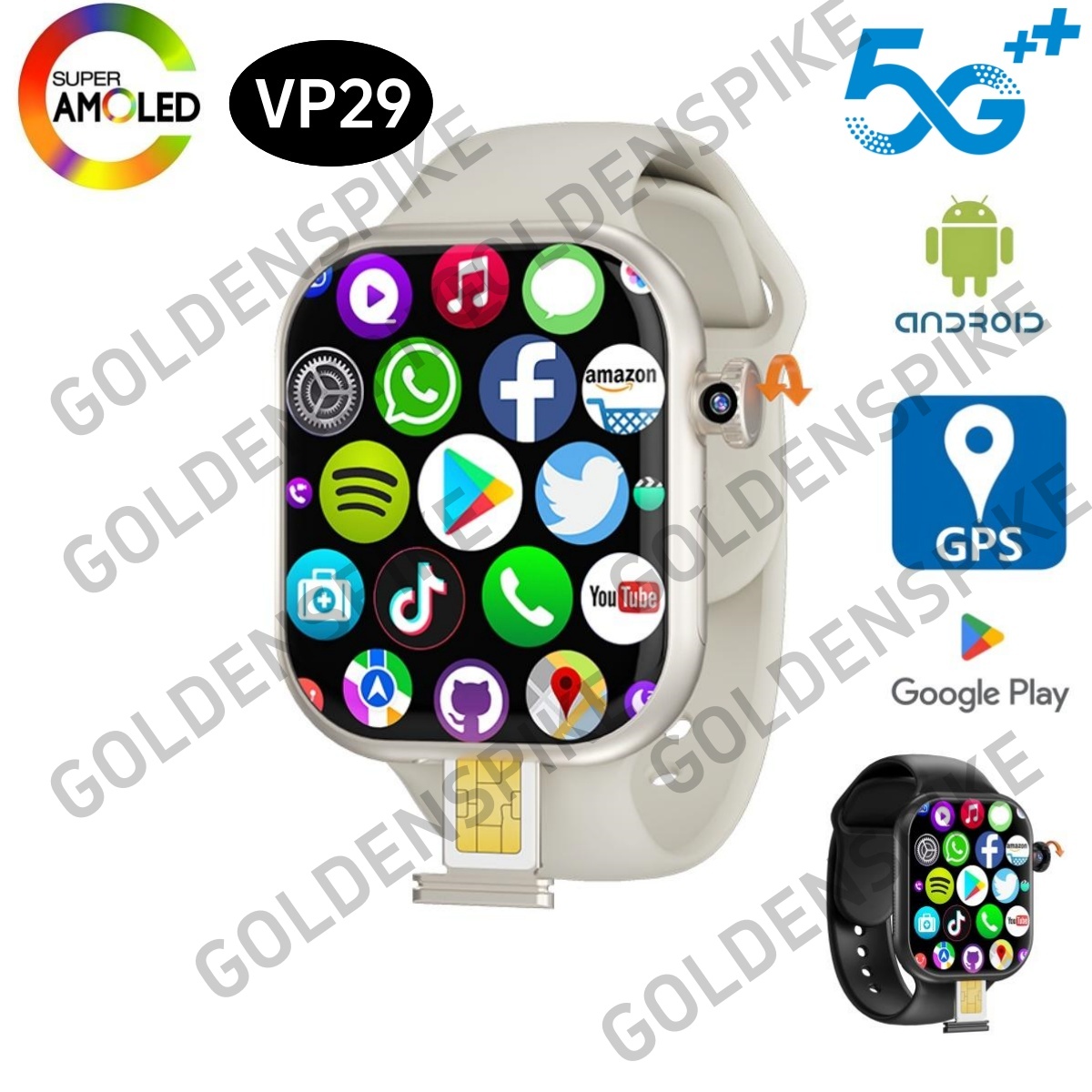 VP29 S10 Plus Smartwatch 4G LT – обзор и цена Smartwatch Instagram