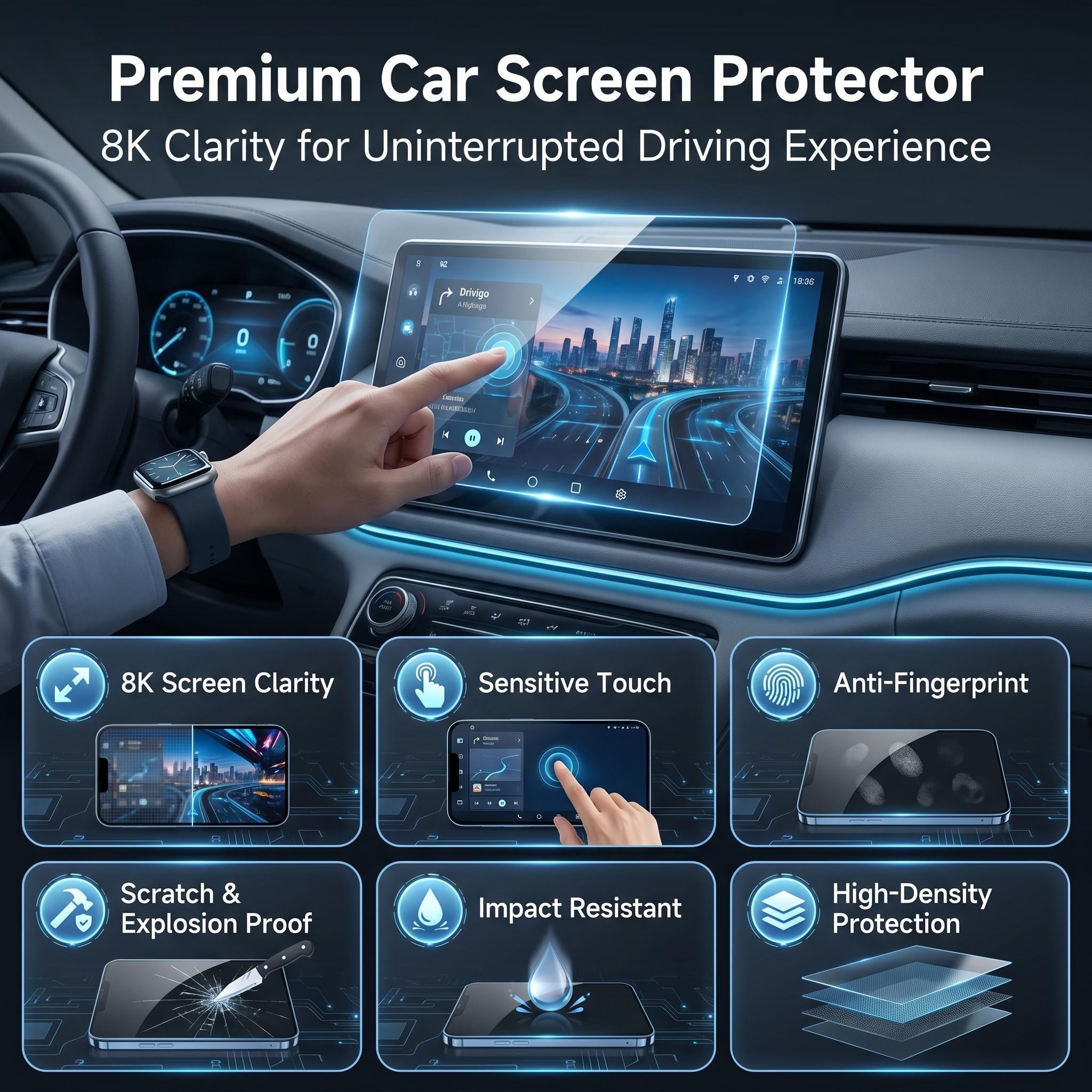 For BYD Atto 2 Yuan UP Low Tri – обзор и цена Screen Protector Film