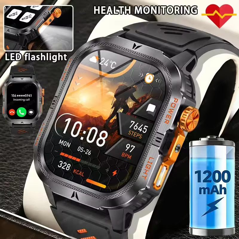2026 Rugged Military Smart Wat – обзор и цена Smartwatch M Active