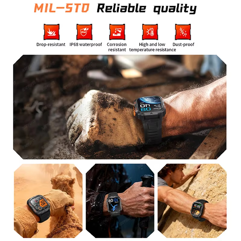 2026 Rugged Military Smart Wat – обзор и цена Smartwatch M Active