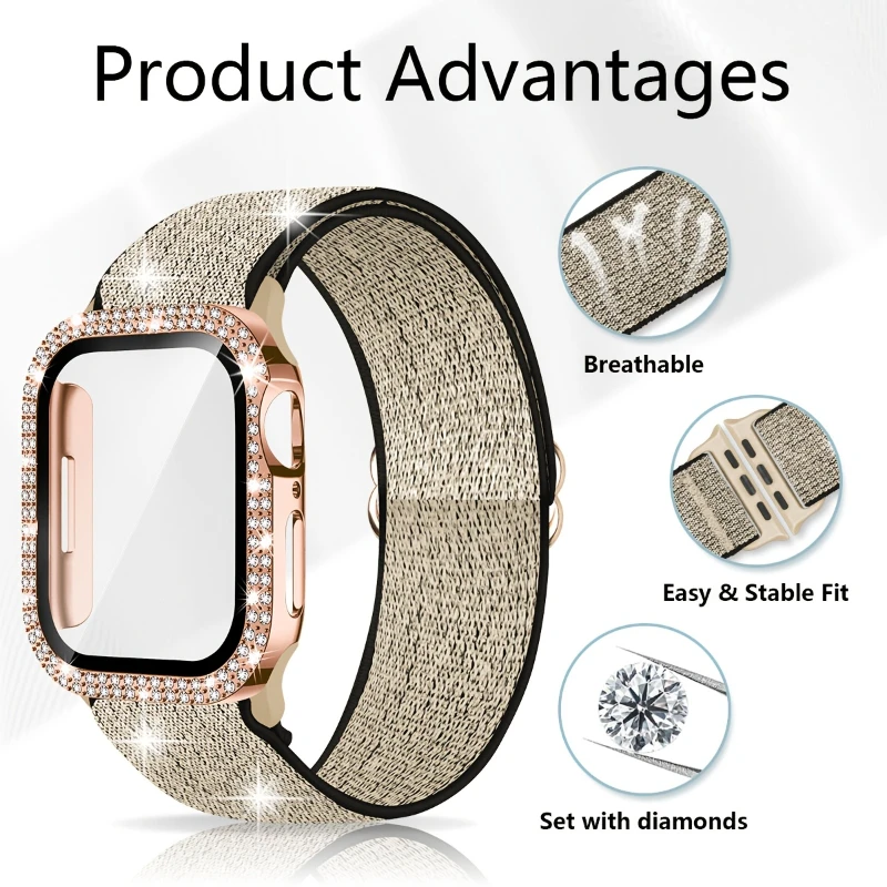 Band+Case for Apple Watch 45mm – обзор и цена Smartwatch Watch Accessories For Women