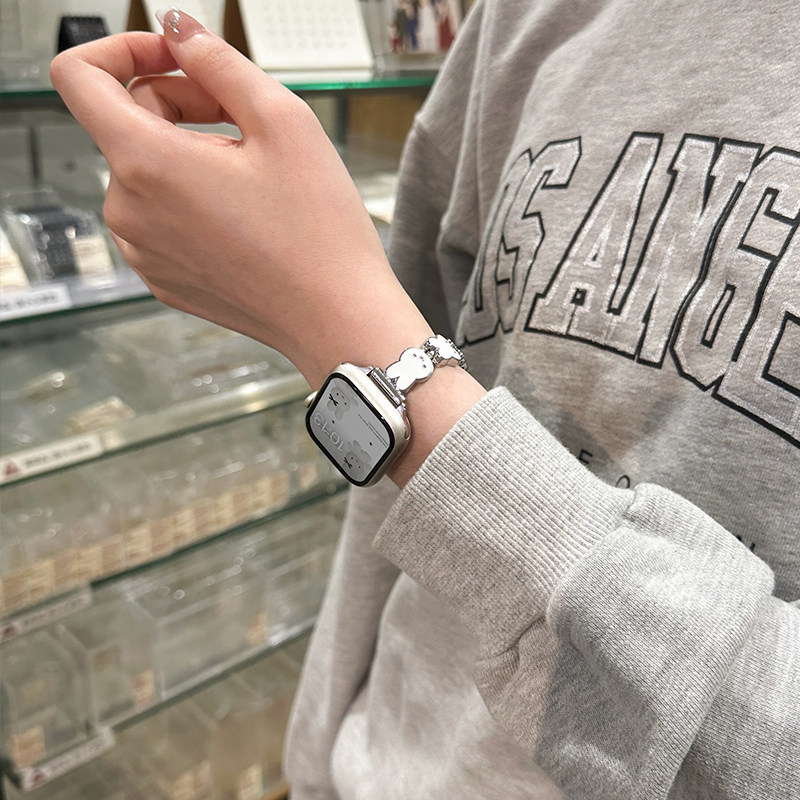Miffy Rabbit Leather Watch Ban – обзор и цена Apple Smartwatch Accessories