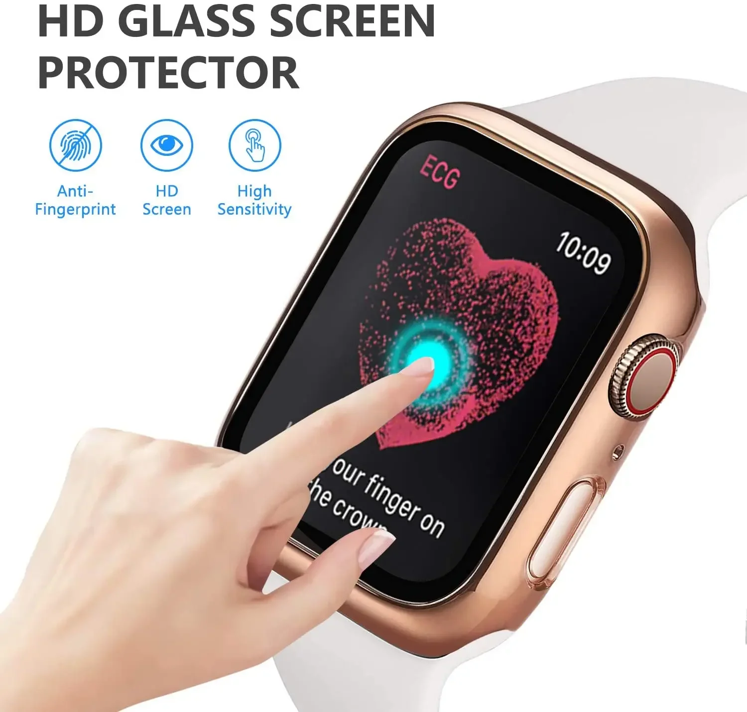 Tempered Glass+cover For Apple – обзор и цена Smartwatch Icon