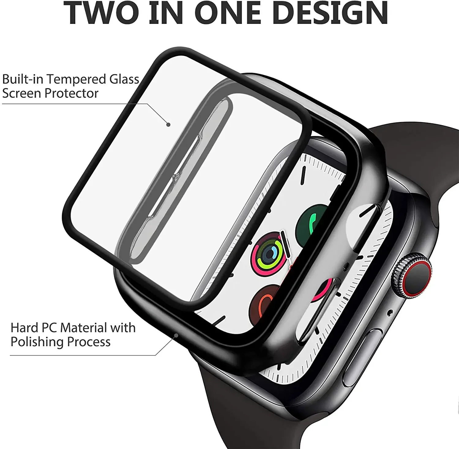 Tempered Glass+cover For Apple – обзор и цена Smartwatch Icon