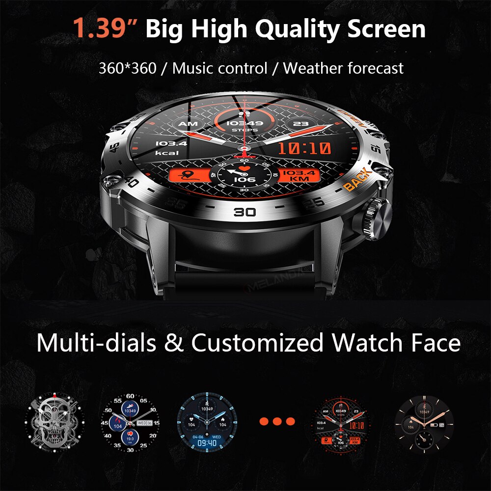 MEVADEN Steel 1.39 inch Men Lu – обзор и цена Smartwatch Face