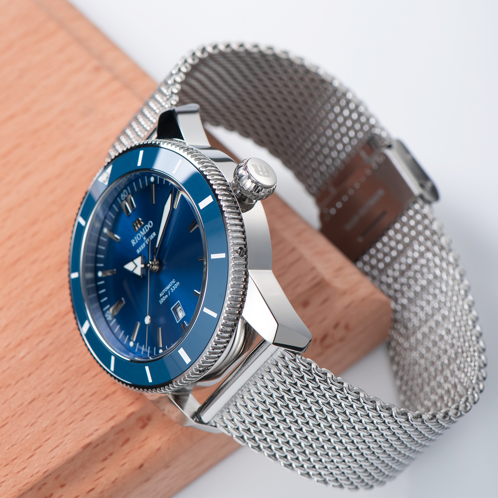 RIOMDO&RF Luxury Brand Men's A – обзор и цена Stainless Mesh Band