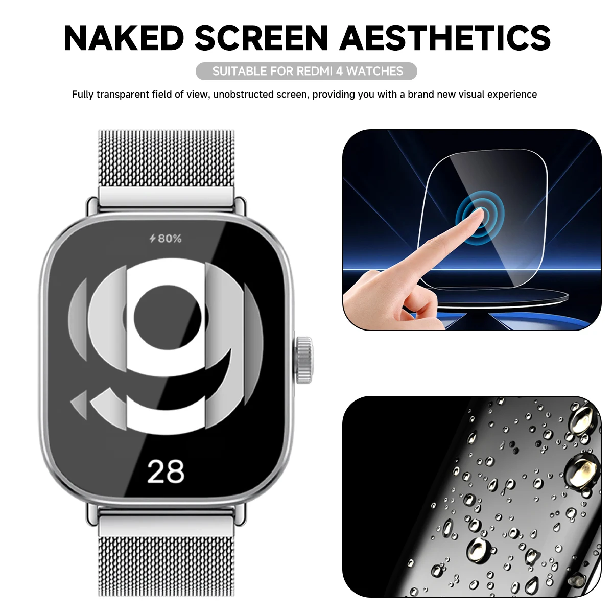 Tempered Glass for Xiaomi Redm – обзор и цена Smartwatch Icon
