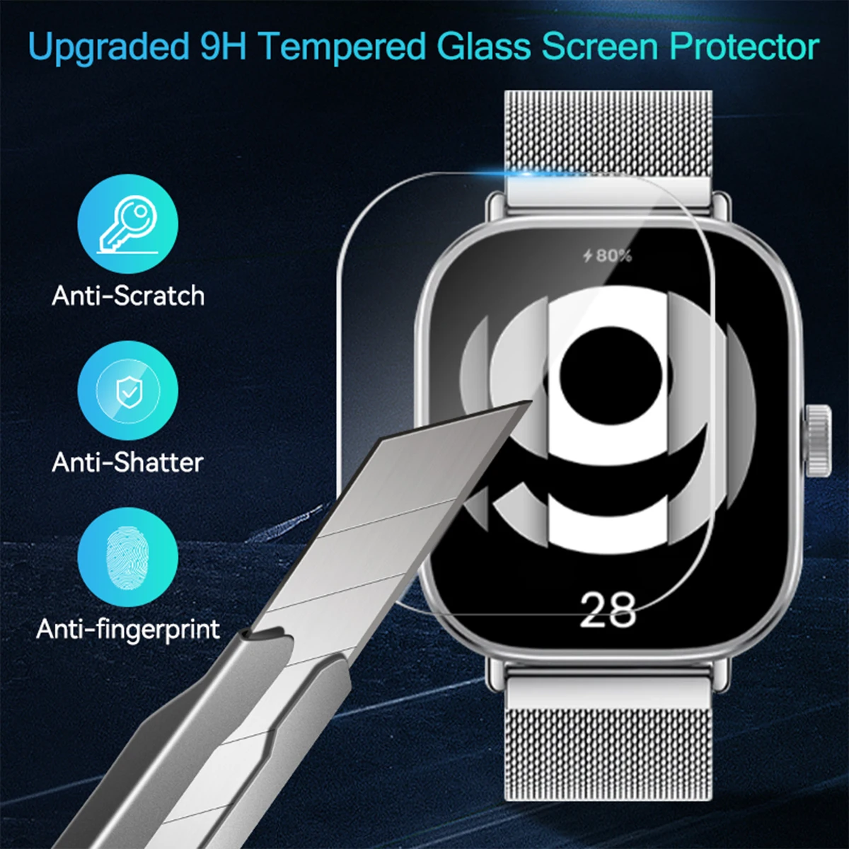 Tempered Glass for Xiaomi Redm – обзор и цена Smartwatch Icon