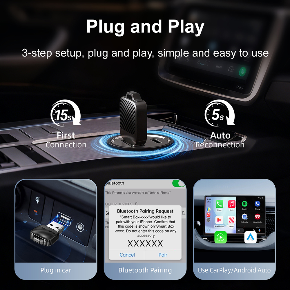 2026 Wireless CarPlay Adapter  – обзор и цена Smartwatch Universal