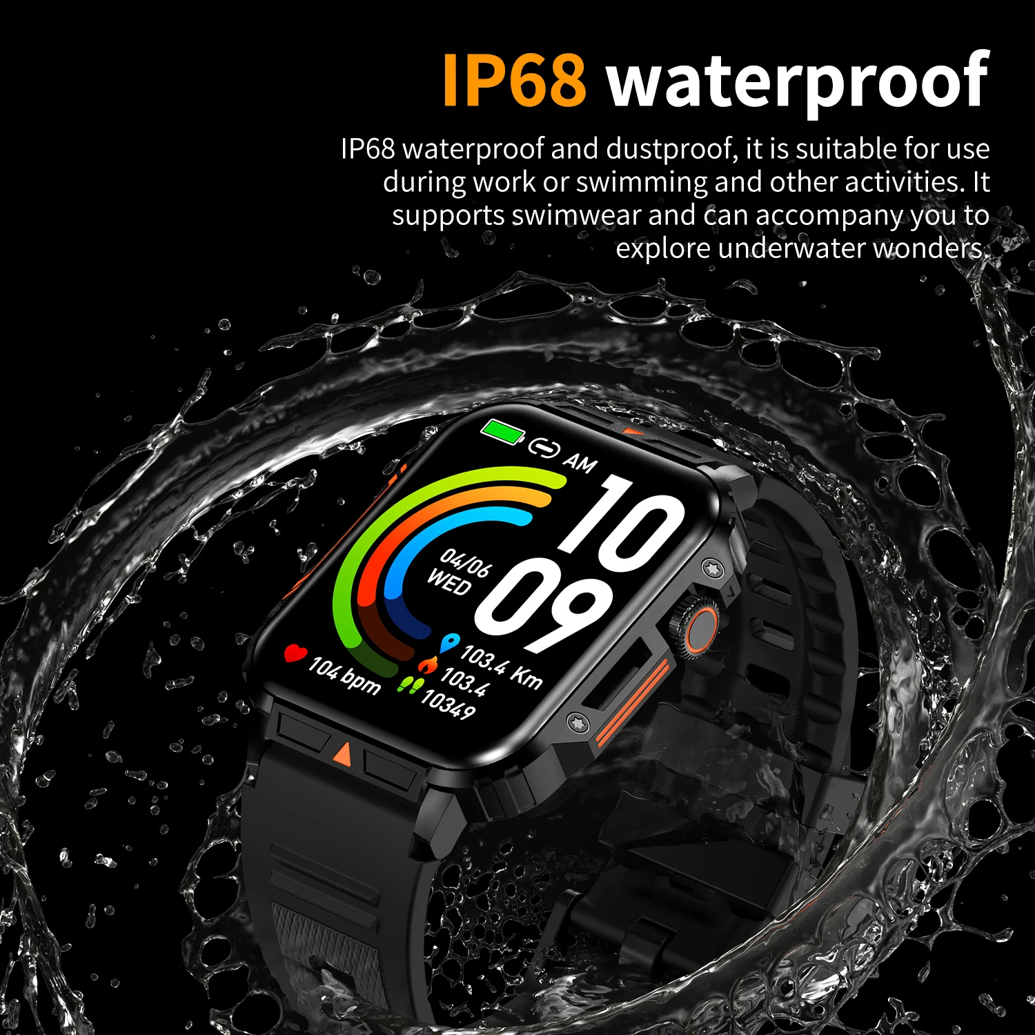 2026 Luxury Military Smart Wat – обзор и цена Smartwatch Face