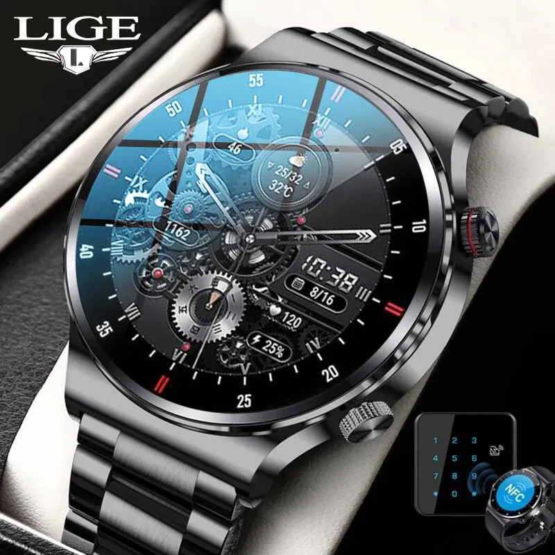 LIGE ECG+PPG Bluetooth Call Sm – обзор и цена Smartwatch Instagram