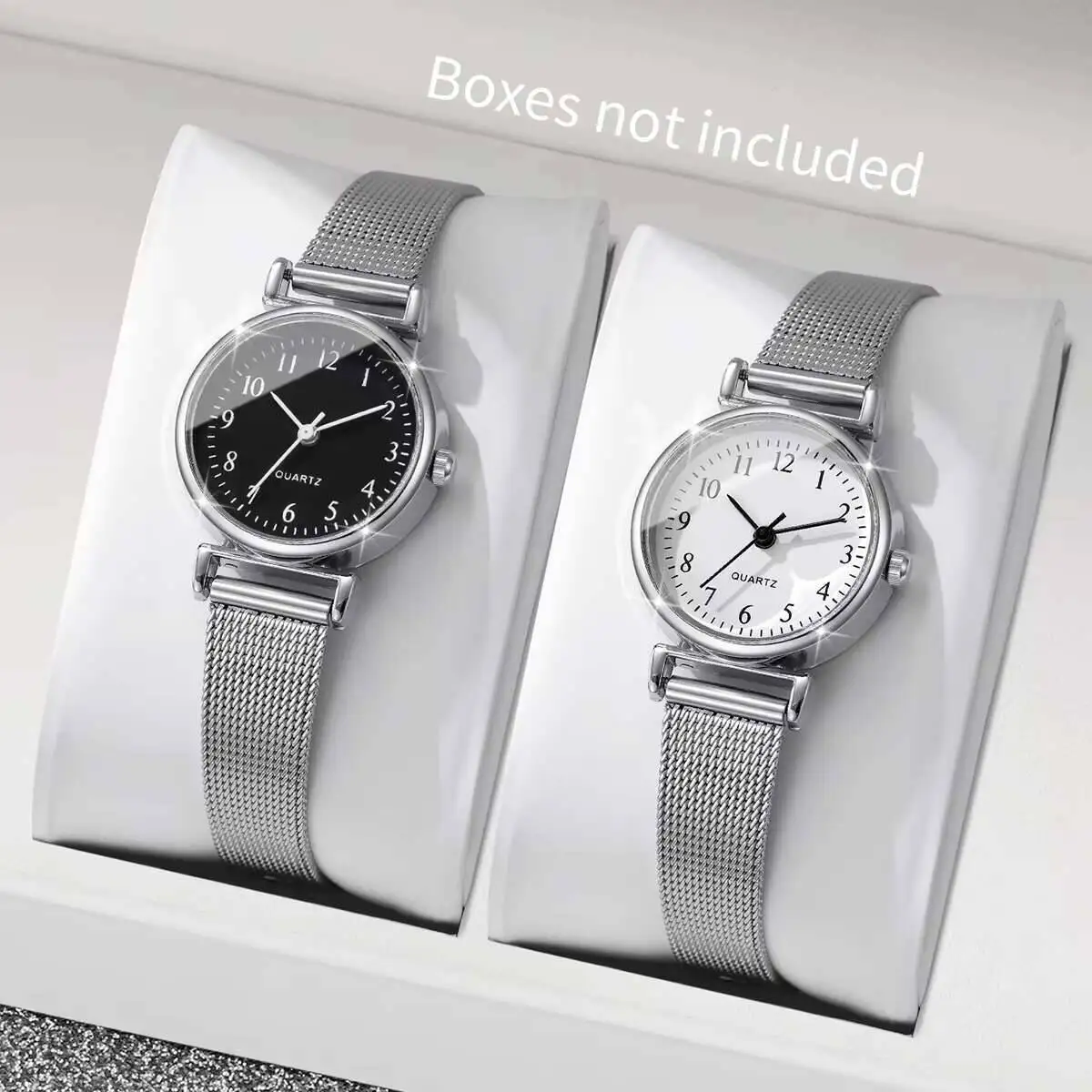 1/2PCS Fashion Women Watches S – обзор и цена Stainless Mesh Band
