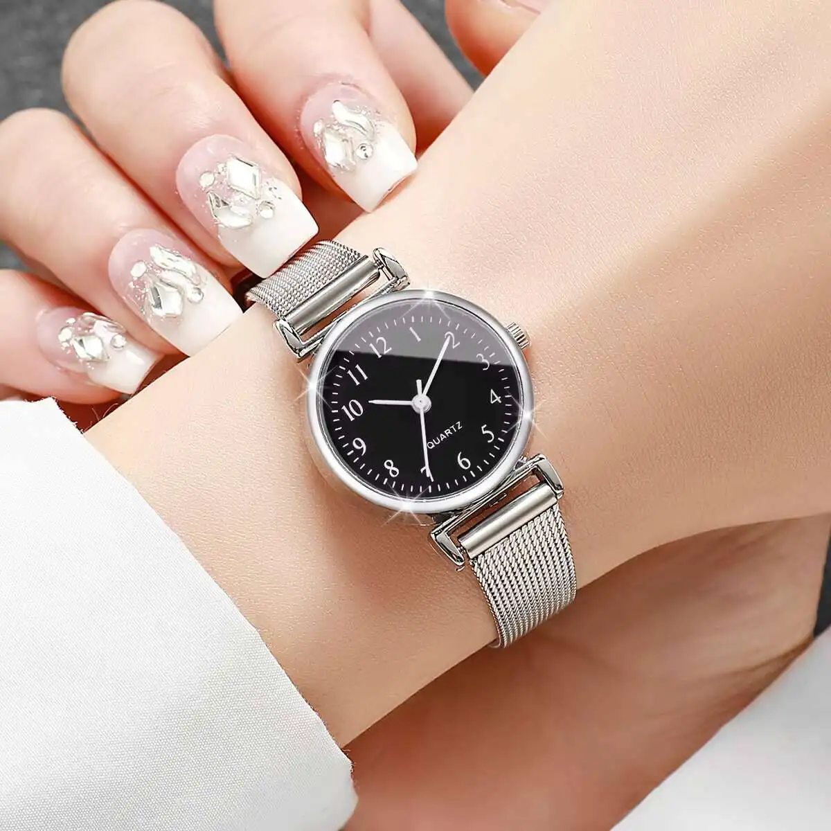 1/2PCS Fashion Women Watches S – обзор и цена Stainless Mesh Band