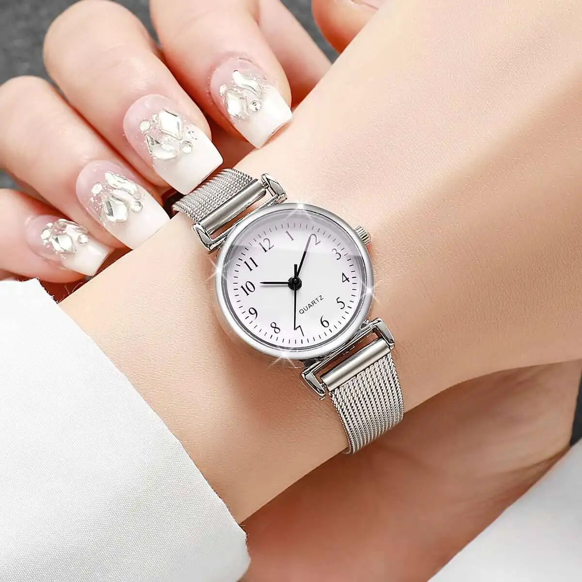 1/2PCS Fashion Women Watches S – обзор и цена Stainless Mesh Band