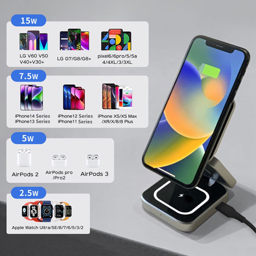 Foldable Magnetic Wireless Cha – обзор и цена Smartwatch Ac