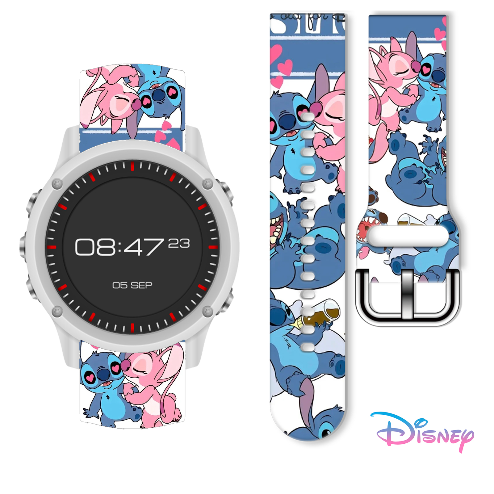Disney 20mm Stitch 1 Printed S – обзор и цена Sport Loop Strap
