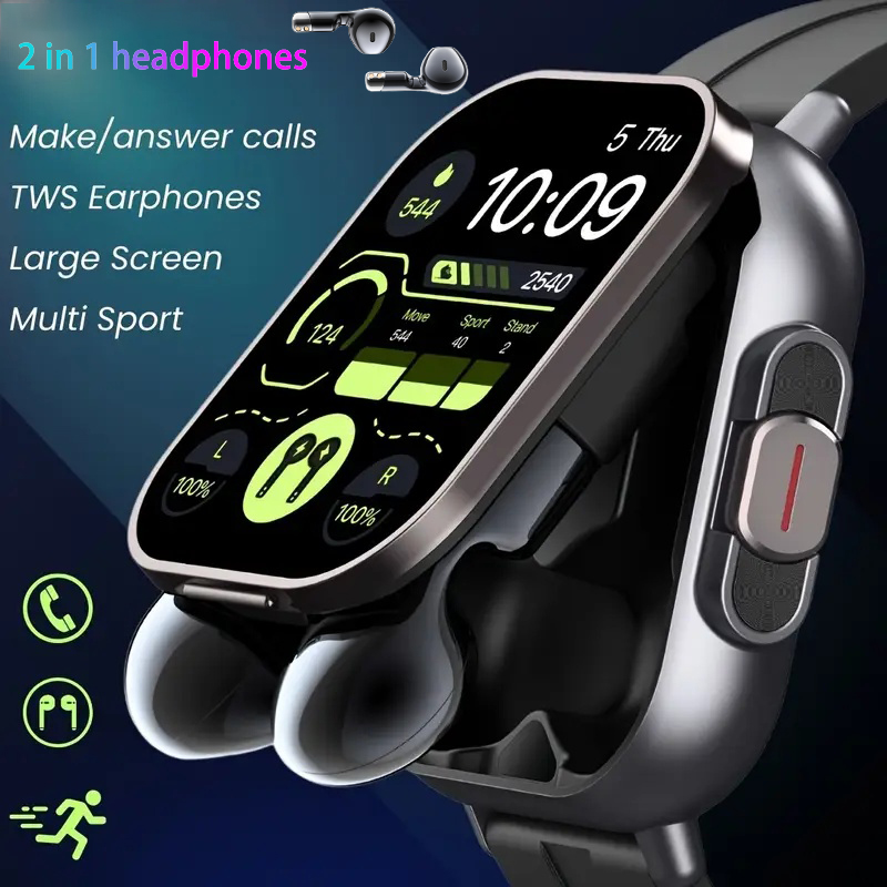 New TWS 2 in 1 Smart Watch wit – обзор и цена Smartwatch Headset