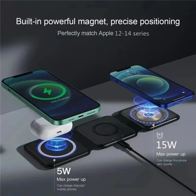 3 in 1 Portable Magnetic Wirel – обзор и цена Smartwatch Ac